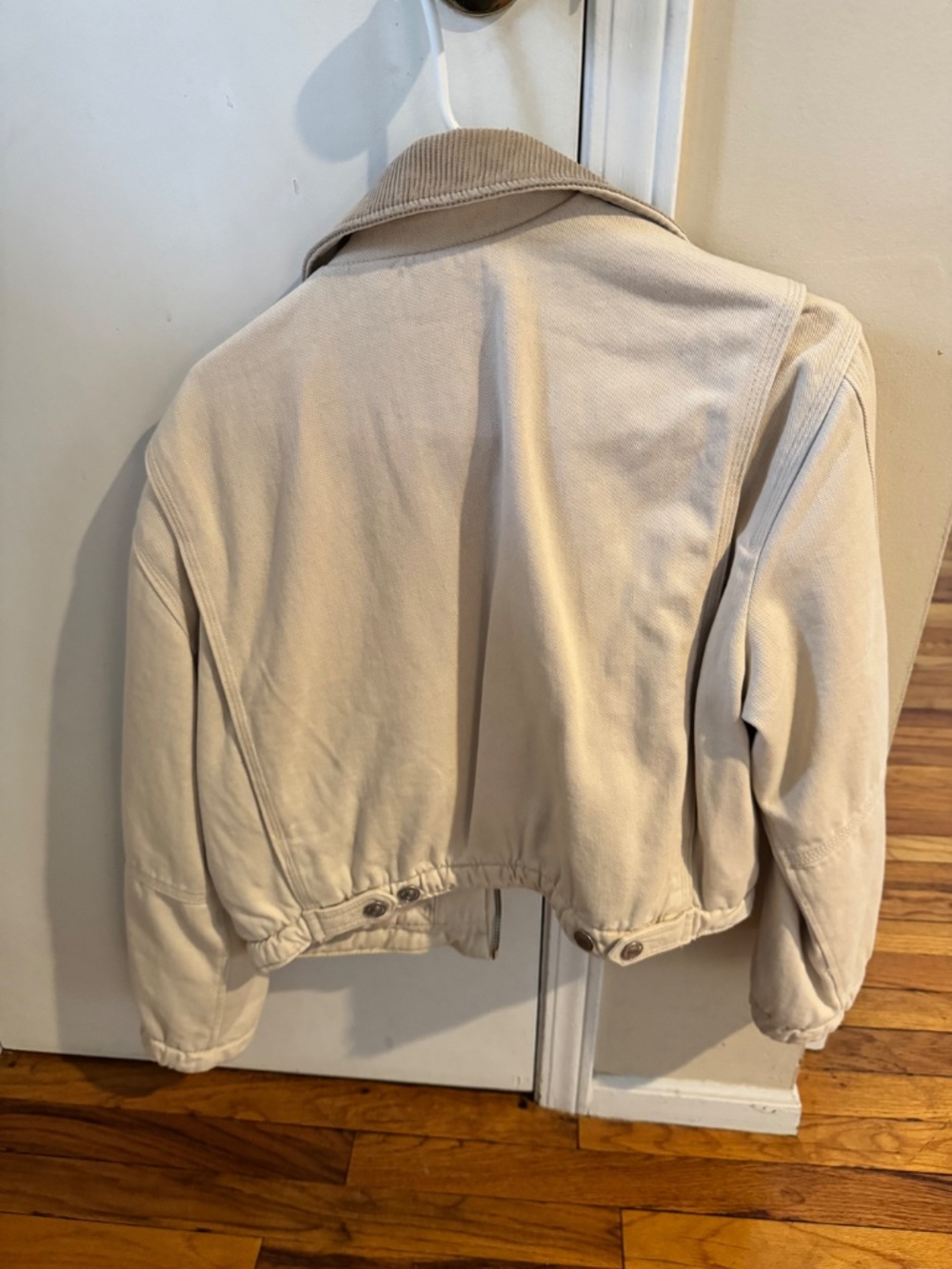 Abercrombie & Fitch Cropped Workwear Jacket - Picture 3 of 6